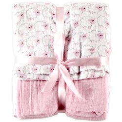 Hudson Baby 2 Count Muslin Swaddle Blanket