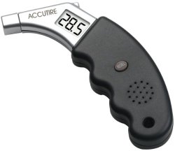 Accutire MS-4441GB Talking Digital Tire Pressure Gauge, English and Spanish