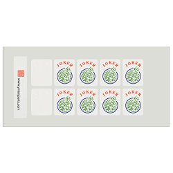 American Mah Jongg Joker Tile Decal Stickers – Set of 8