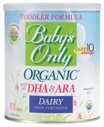 Baby’s Only Organic Dairy with DHA & ARA Formula, 12.7 Ounce