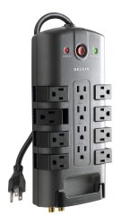 Belkin 12-Outlet Pivot-Plug Surge Protector with 8 ft. Cord