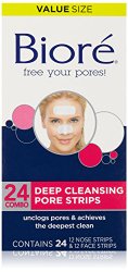 Biore Deep Cleansing Pore Strips, 24 Count