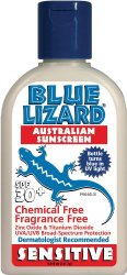 Blue Lizard Australian Sunscreen, Sensitive SPF 30+, 5-Ounce