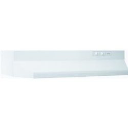Broan 403001 Economy 30-Inch Under Cabinet Ducted Range Hood, White