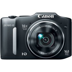 Canon PowerShot SX160 IS 16.0 MP Digital Camera (Old Model) with 16x Wide-Angle Optical Image Stabilized Zoom with 3.0-Inch LCD