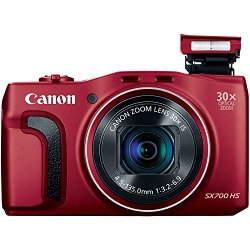Canon PowerShot SX700 HS Digital Camera (Red)