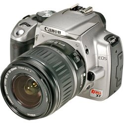 Canon Rebel XT DSLR Camera with EF-S 18-55mm f/3.5-5.6 Lens (Silver) (OLD MODEL)