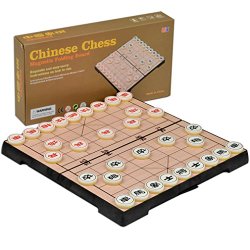 Chinese Chess Xiangqi Magnetic Travel Set – 9-1/2”