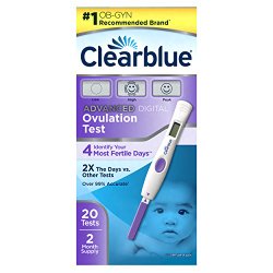 Clearblue Advanced Digital Ovulation Test 20 Count