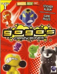 Crazy Bones Gogo’s Series 1 Sticker Album and Game Rules Book