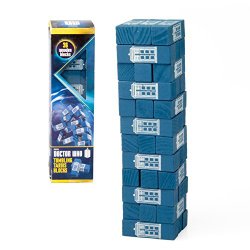Doctor Who Tardis Tumbling Tower Game – 36 Pieces Included