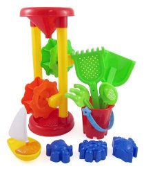 Double Sand Wheel Beach Toy Set for Kids