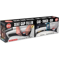 Drop Stop – The Original Patented Car Seat Gap Filler – Set of 2 (AS SEEN ON SHARK TANK)