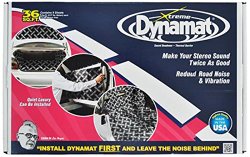Dynamat 10455 18″ x 32″ x 0.067″ Thick Self-Adhesive Sound Deadener with Xtreme Bulk Pack, (Set of 9)