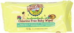 Earth’s Best Chlorine-Free Wipes, Refill Pack, 864 Count