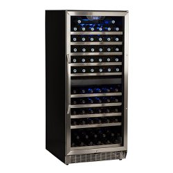 EdgeStar 110 Bottle Built-In Dual Zone Wine Cooler
