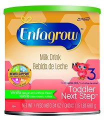 Enfagrow Toddler Next Step  Vanilla, for Toddlers 1 Year and Up, 24 Ounce (Pack of 3)