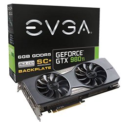 EVGA GeForce GTX 980 Ti ACX SC+ ACX 2.0+ Graphics Card with Backplate 06G-P4-4995-KR
