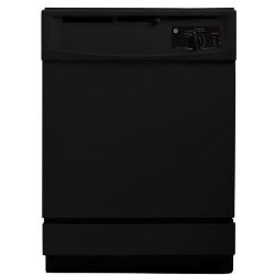 GE GSD2100VBB 24″ Black Full Console Dishwasher