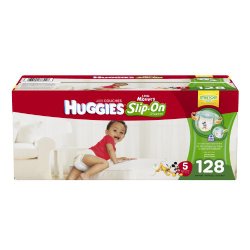 Huggies Little Movers Slip-On Diaper Pants, Size 5, 128 Count