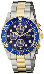 Invicta Men’s 1773 “Pro Diver” 18k Gold Ion-Plating and Stainless Steel Watch
