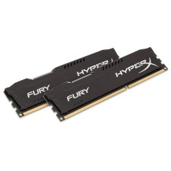 Kingston HyperX FURY 8GB Kit (2x4GB) 1600MHz DDR3 CL10 DIMM – Black (HX316C10FBK2/8)