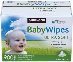 Kirkland Baby Wipes – Unscented – 900 ct