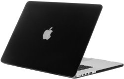 Kuzy – BLACK Rubberized Hard Case Cover for Apple MacBook Pro