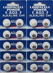 LOOPACELL AG3 LR41 392 1.5V Alkaline Watch Battery