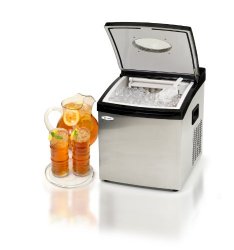MaxiMatic MIM-5802 Mr Freeze Portable Ice Maker, Stainless Steel
