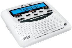 Midland WR120EZ NOAA Weather Alert All Hazard Public Alert Certified Radio with SAME, Trilingual Display and Alarm Clock – Box Packaging