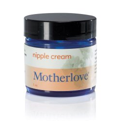 Motherlove Nipple Cream Certified Organic Salve for Sore Cracked Nursing Nipples, 1oz Glass Jar
