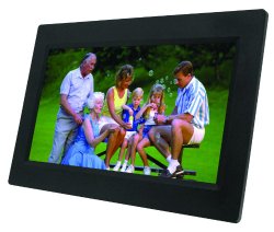 NAXA Electronics NF-1000 10.1-Inch TFT LCD Digital Photo Frame with LED Backlight 1024 x 600 (Black)