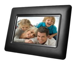 NAXA Electronics NF-501 7-Inch Class LCD Digital Photo Frame with LED Backlight 400 x 240 (Black)