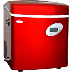 Newair AI-215R Red Portable Ice Maker with 50-Pound Daily Capacity