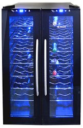 NewAir AW-320ED 32-Bottle Dual Zone Thermoelectric Wine Cooler