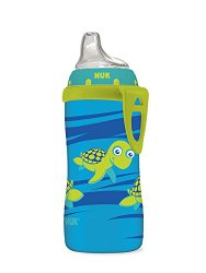 NUK Blue Turtle Silicone Spout Active Cup, 10-Ounce