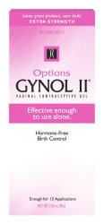 Options Gynol VaginalContraceptive Gel Extra Strength, 2.85 oz.
