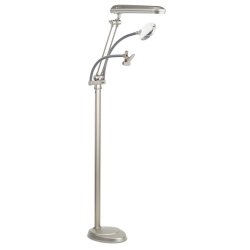 OttLite K94CP3 3-in-1 Adjustable-Height Craft Floor Lamp