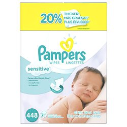 Pampers Sensitive Wipes 7x Box 448 Count