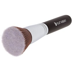 Premium Foundation Makeup Brush – Flat Top Kabuki Great for Blending Liquid, Cream & Mineral Cosmetics or Translucent Powder