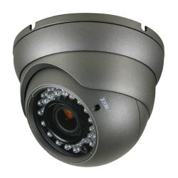 R-Tech RVD70B 700TVL Outdoor Dome Security Camera with Night Vision and 2.8-12mm Varifocal Lens