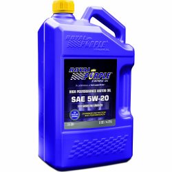 Royal Purple 51520 API-Licensed SAE 5W-20 High Performance Synthetic Motor Oil – 5 qt.