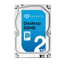 Seagate 2TB Desktop SSHD SATA 6Gb/s 64MB Cache 3.5-Inch Internal Bare Drive (ST2000DX001)