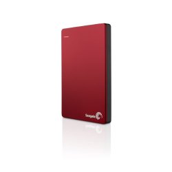 Seagate Backup Plus Slim 2TB Portable External Hard Drive with Mobile Device Backup USB 3.0 (Red) STDR2000103