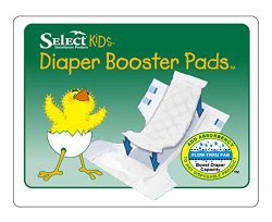 Select Kids Booster Pads Diaper Doubler, 90 count, 3 Packs of 30