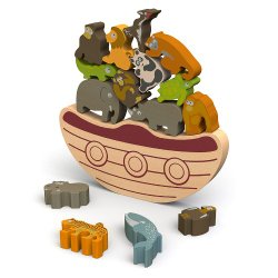 The Balance Boat: Endangered Animals Game and Playset