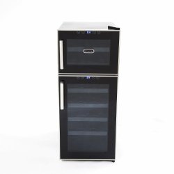 Whynter WC-212BD 21-Bottle Dual Temperature Zone Touch Control Freestanding Wine Cooler