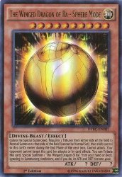 Yu-Gi-Oh! – The Winged Dragon of Ra – Sphere Mode (DPBC-EN001) – Duelist Pack 16: Battle City – 1st Edition – Ultra Rare