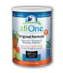 All One Powder Multiple Vitamins & Minerals, Original Formula, 2.2-Pound Can
